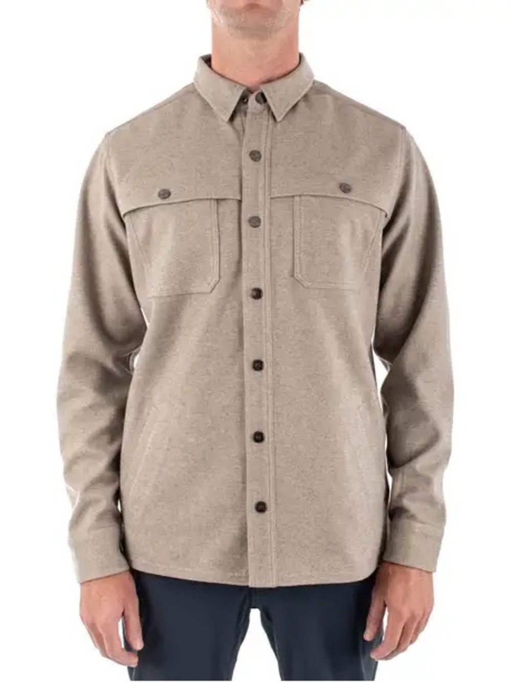 Jetty Men’s Maverick JacShirt - Tan XXL